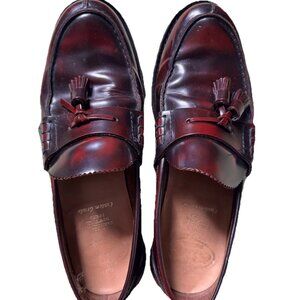 Church's Men's Handmade Burgundy Leather Loafers Size 9